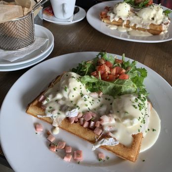Brussels Bistro - Savory Belgian waffles from their old brunch menu! - Belgian Near Me - San Clemente, California