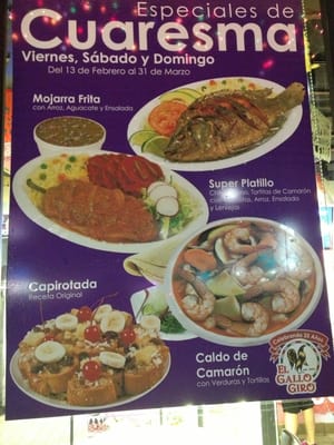 Menu photo 5 El Gallo Giro Canoga Park, CA
