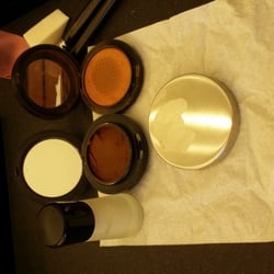 Initial makeup tried on me