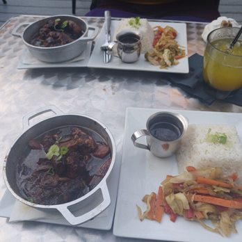 ININE Bistro - Oxtails and Coconut Rice - Waffles Near Me - New York, New York