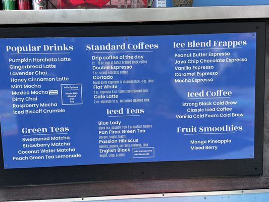 Menu photo 1 Daniels Coffee San Diego, CA Menu photo 1 Daniels Coffee San Diego, CA