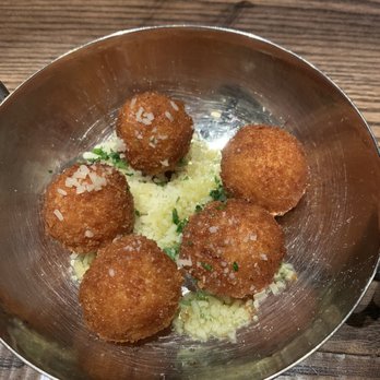 Warehouse 72 - Risotto balls - New American Near Me - Houston, Texas Warehouse 72 - Risotto balls - New American Near Me - Houston, Texas