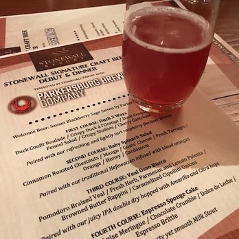 Stonewall Resort - Another beer and menu! - Hotels Near Me - Roanoke, West Virginia