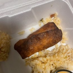 Burned Chimichanga Kids Meal Burned Chimichanga Kids Meal