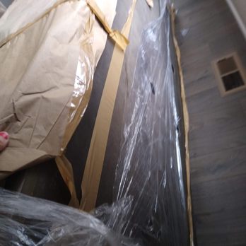 All My Sons Moving & Storage - This is one example of tape on the wood portion of my furniture. - Movers Near Me - El Paso, Texas All My Sons Moving & Storage - This is one example of tape on the wood portion of my furniture. - Movers Near Me - El Paso, Texas