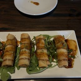 Vegetable rolls appetizers ( we ate 2 before I remembered to take a picture) Vegetable rolls appetizers ( we ate 2 before I remembered to take a picture)