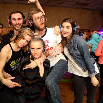 Quiet Events Silent Disco - Quiet Events- Quiet Clubbing, hudson Station party, Group pose - Party & Event Planning Near Me Quiet Events Silent Disco - Quiet Events- Quiet Clubbing, hudson Station party, Group pose - Party & Event Planning Near Me