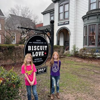 Biscuit Love - Franklin - Entrance (and my girls!) - Breakfast & Brunch Near Me - Franklin, Tennessee