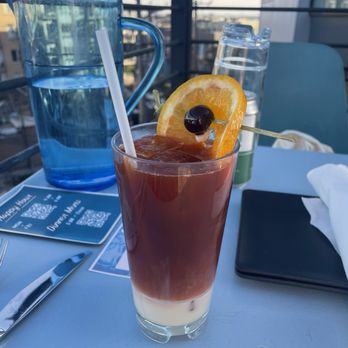 Linger - thai tea cocktail - Asian Fusion Near Me - Denver, Colorado
