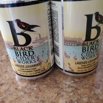 BlackBird Cider Works - Only at their main location...once it's gone not made till next May I believe not sureabout Buffalo Cider Hall - Cideries Near Me - Barker, New York