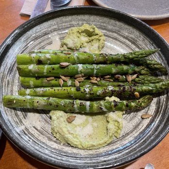 Savor - Hot & cold asparagus salad - Mediterranean Near Me - San Francisco, California Savor - Hot & cold asparagus salad - Mediterranean Near Me - San Francisco, California