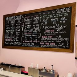 Scoops Ice Cream - Menu.