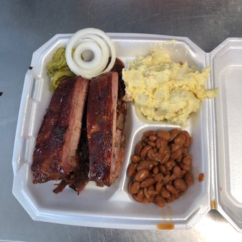 Triple B BBQ - Rib Plate - Barbeque Near Me - Goldthwaite, Texas Triple B BBQ - Rib Plate - Barbeque Near Me - Goldthwaite, Texas