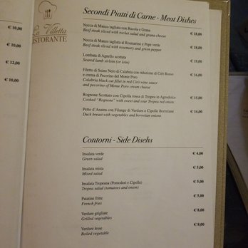 La Villetta - Seafood Near Me - Tropea, VV