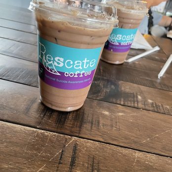 Rescate Coffee - Iced Mayan Mocha - Coffee & Tea Near Me - Elk Grove, California Rescate Coffee - Iced Mayan Mocha - Coffee & Tea Near Me - Elk Grove, California