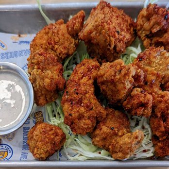 Wursthall - Kenji's Korean Hot Chicken Bites ($11) - German Near Me - San Mateo, California Wursthall - Kenji's Korean Hot Chicken Bites ($11) - German Near Me - San Mateo, California