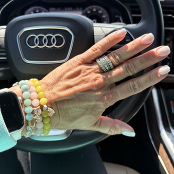 Blossom Nail & Spa - Milky French Dip nails - Nail Salons Near Me - Meridian, Idaho