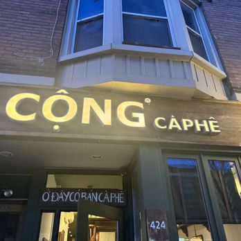 Cong Caphe - Front signage - Coffee & Tea Near Me - Toronto, Ontario