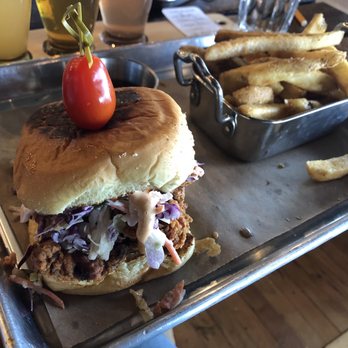 Beach Haus Brewery - Spicy hot chicken sandwich - Breweries Near Me - Belmar, New Jersey Beach Haus Brewery - Spicy hot chicken sandwich - Breweries Near Me - Belmar, New Jersey