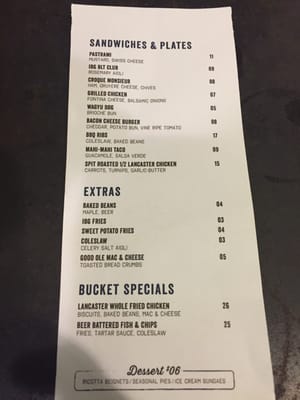 Menu photo 8 Independence Beer Garden Philadelphia, PA