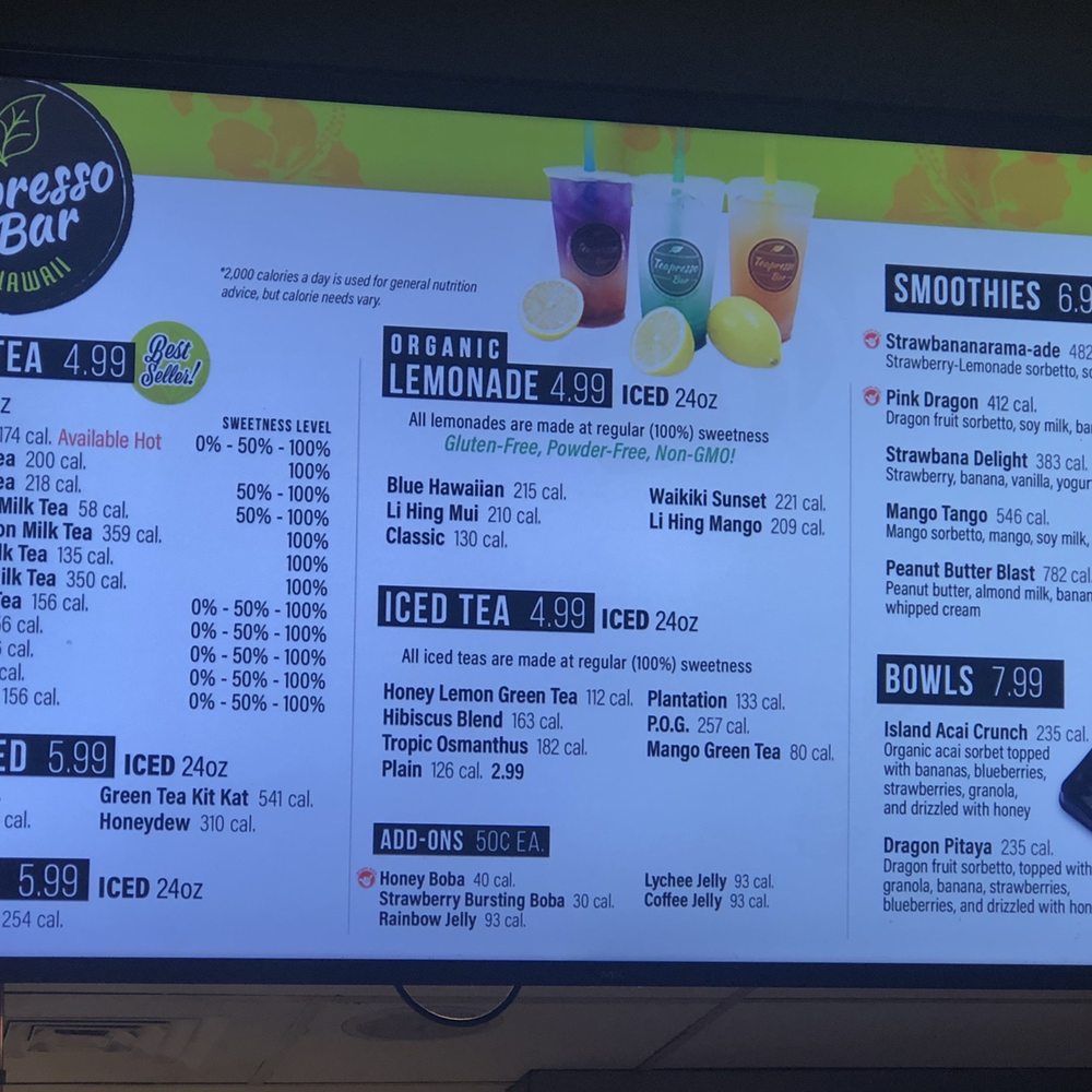 Current menu!