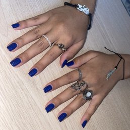 Daughter got gel on her own nails. She absolutely loves it! Daughter got gel on her own nails. She absolutely loves it!