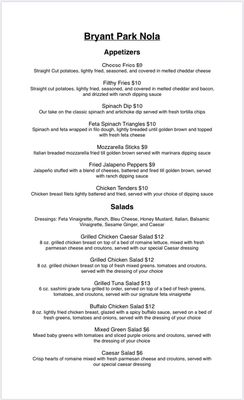 Menu photo 3 Bryant Park Nola New Orleans, LA Menu photo 3 Bryant Park Nola New Orleans, LA
