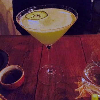 S Y Kitchen - Fresh Cucumber Martini  - the cocktails are amazing here! - Italian Near Me - Santa Ynez, California