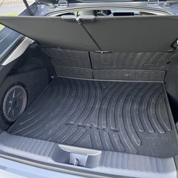 2024 Prius XLE trunk, subwoofer installation with custom enclosure box 2024 Prius XLE trunk, subwoofer installation with custom enclosure box