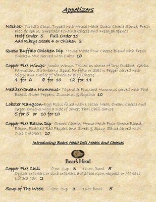 Menu photo 6 Copper Fire Bar & Eatery Belleville, IL Menu photo 6 Copper Fire Bar & Eatery Belleville, IL