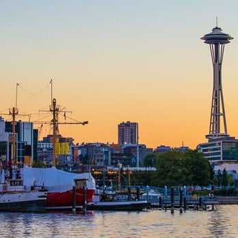 Sternwheeler Charters - Waiting for our oohs and ahs at the south end of Lake Union, the Space Needle at sunset. Lovely. - Boat Charters Near Me Sternwheeler Charters - Waiting for our oohs and ahs at the south end of Lake Union, the Space Needle at sunset. Lovely. - Boat Charters Near Me