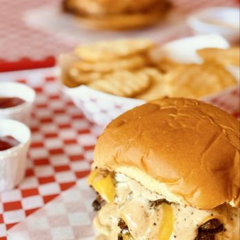 The Mouth - Loaded Double Burger Fries, Pocket Style Burger - Burgers Near Me - Burbank, California The Mouth - Loaded Double Burger Fries, Pocket Style Burger - Burgers Near Me - Burbank, California