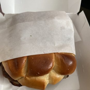 Jack in the Box - Wrong burger and not the sourdough Jack - Fast Food Near Me - Sacramento, California