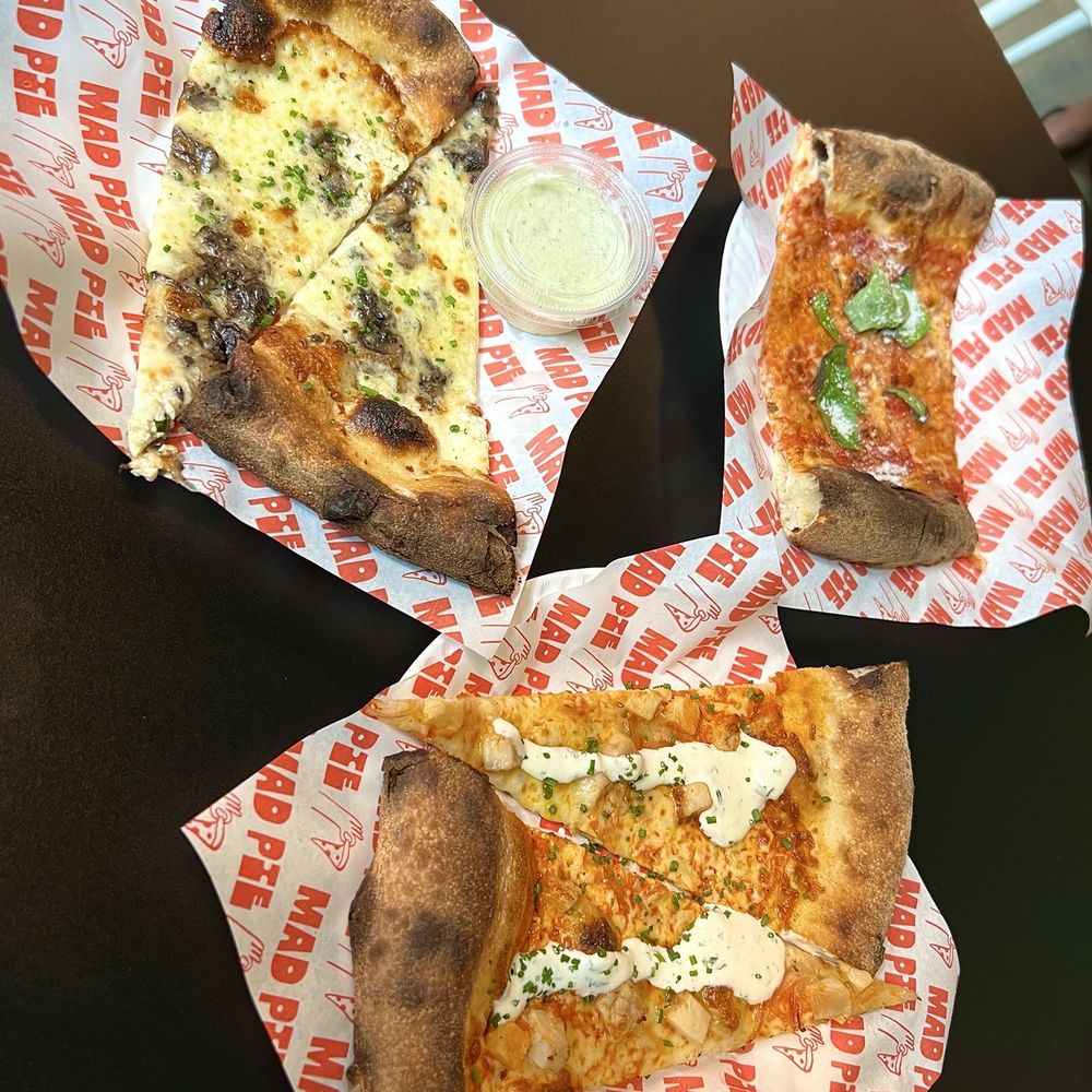 Mad Pie - Fungo, Margherita and Buffalo Chicken Ranch - Pizza Near Me - Honolulu, Hawaii Mad Pie - Fungo, Margherita and Buffalo Chicken Ranch - Pizza Near Me - Honolulu, Hawaii