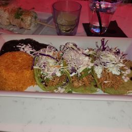 Chicken taco plate Chicken taco plate