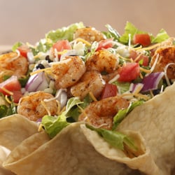 Salsarita's Fresh Mexican Grill - Taco Salad with Shrimp