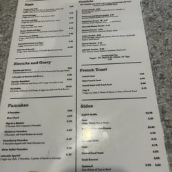 Lakeside Restaurant - Menu