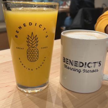 Benedict's - Orange juice and coffee - Breakfast & Brunch Near Me - Rochester, Minnesota