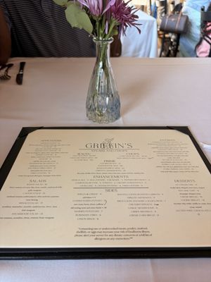 Menu photo 1 Griffin's Steakhouse Martinez, GA Menu photo 1 Griffin's Steakhouse Martinez, GA