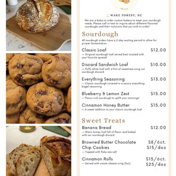 NC Sourdough House - NC Sourdough House Menu - Bakeries Near Me NC Sourdough House - NC Sourdough House Menu - Bakeries Near Me