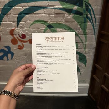 Semma - Drink menu - Indian Near Me - New York, New York Semma - Drink menu - Indian Near Me - New York, New York
