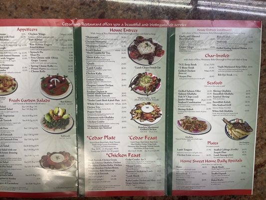 Menu photo 5 Cedarland Restaurant Dearborn, MI Menu photo 5 Cedarland Restaurant Dearborn, MI