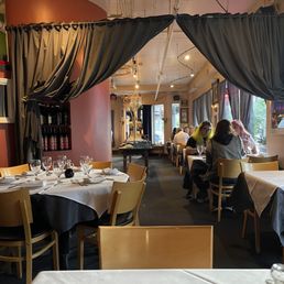 View from the back of the restaurant. They didn't ignore me like some restaurants do when you're dining alone. View from the back of the restaurant. They didn't ignore me like some restaurants do when you're dining alone.