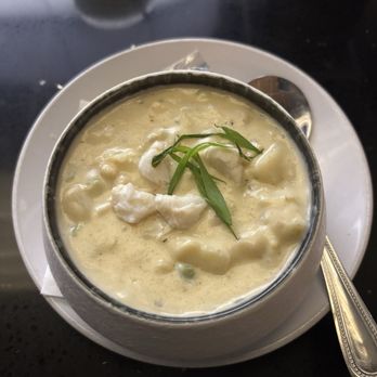 Blue Sunday Bar & Grill - Clam chowder with fresh crab meat on top - Asian Fusion Near Me - Bensalem, Pennsylvania Blue Sunday Bar & Grill - Clam chowder with fresh crab meat on top - Asian Fusion Near Me - Bensalem, Pennsylvania