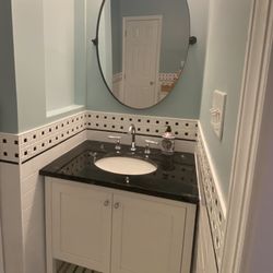 Brazilian Best Granite - Vanity niche is 32" wide