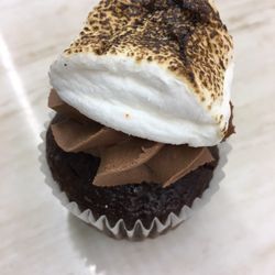 My Little Cupcake - S'mores cupcake with Graham cracker crust