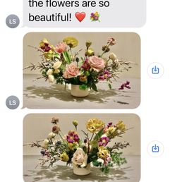 Mini flower arrangement.