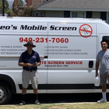Leo’s Mobile Screen - Leo and company could not have been more efficient and pleasant. - Door Sales/Installation Near Me - Santa Ana, California