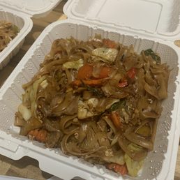 Drunken Noodles with Beef!