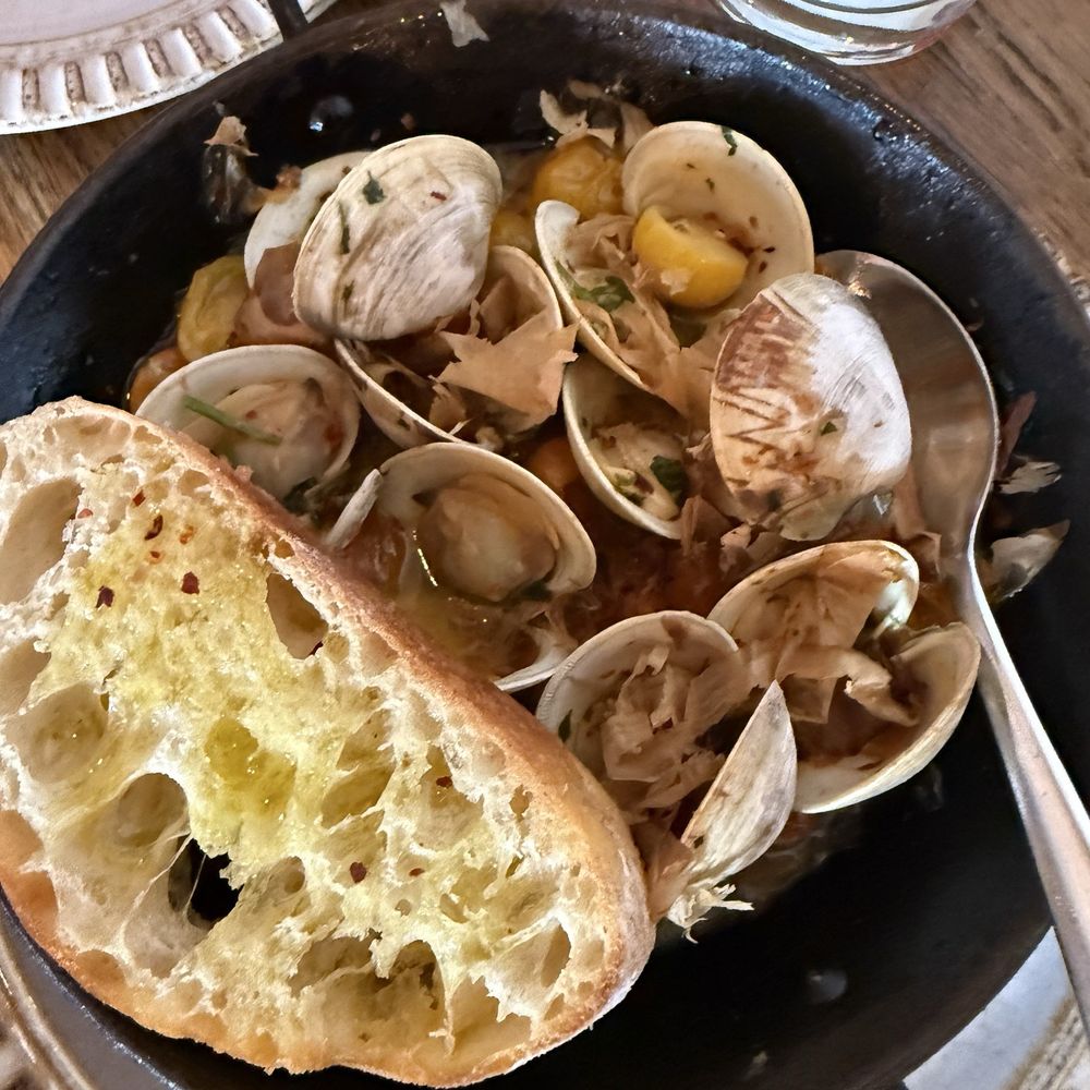 Little Sage - Roasted clams ($27) - Italian Near Me - Boston, Massachusetts